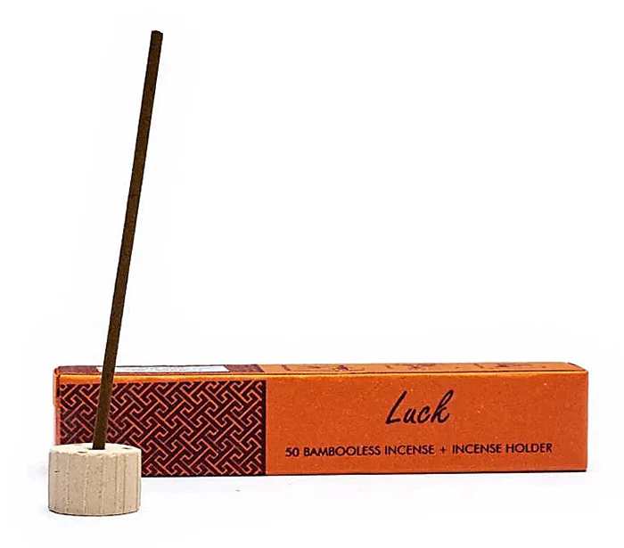 HERBAL LUCK, naravne dišeče palčke s podstavkom – citrus