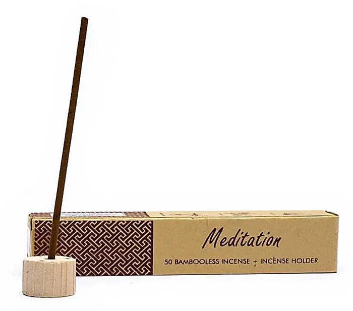 HERBAL MEDITATION, naravne dišeče palčke s podstavkom – grenka pomaranča